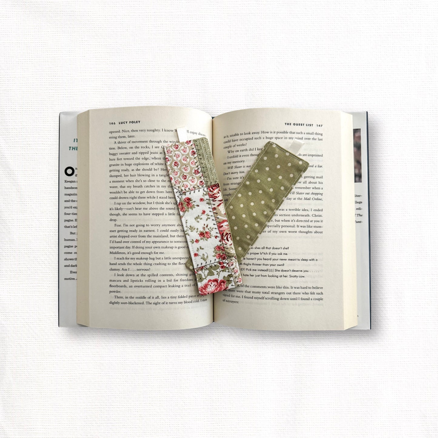 Fabric Bookmark | Handmade Bookmark