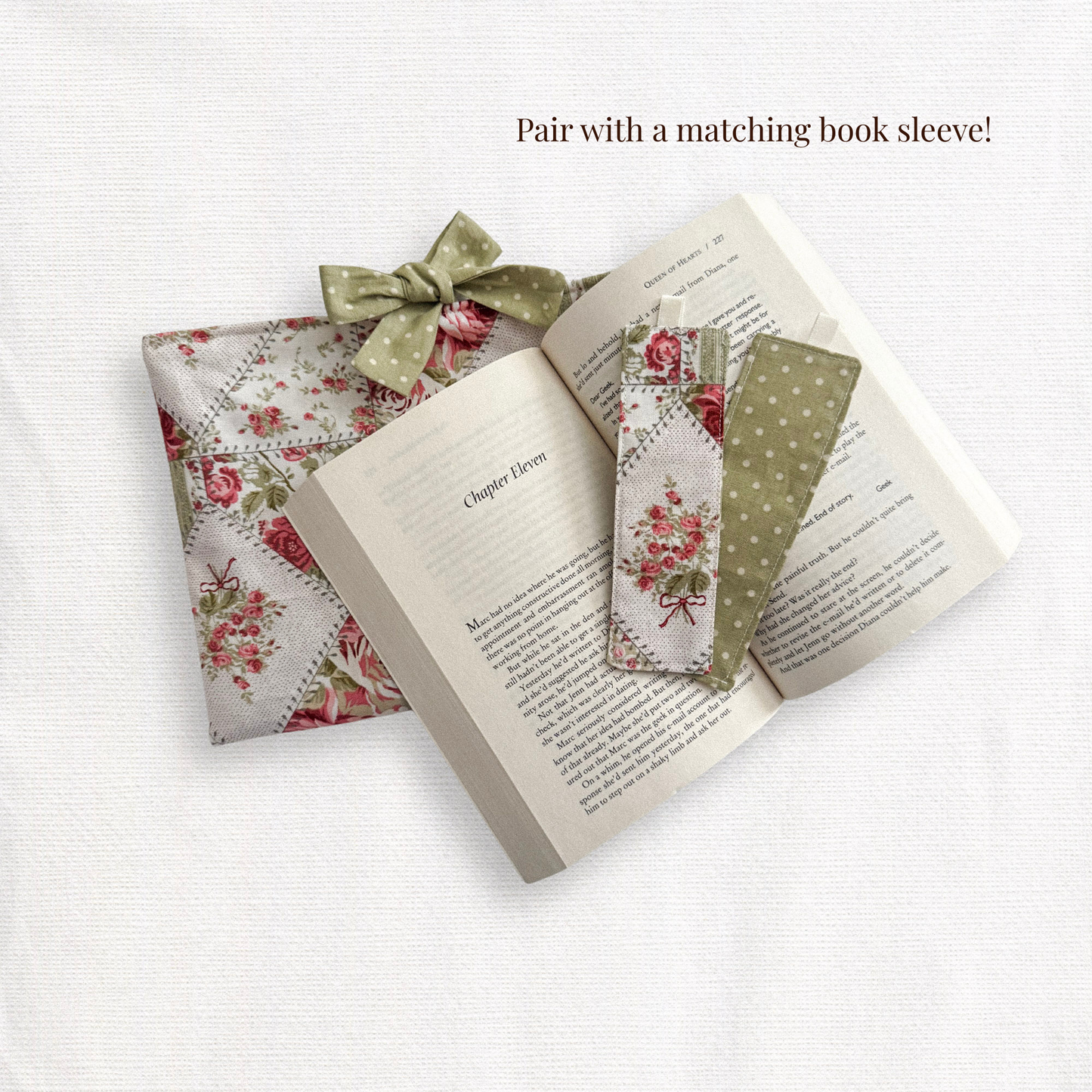 Fabric Bookmark | Handmade Bookmark