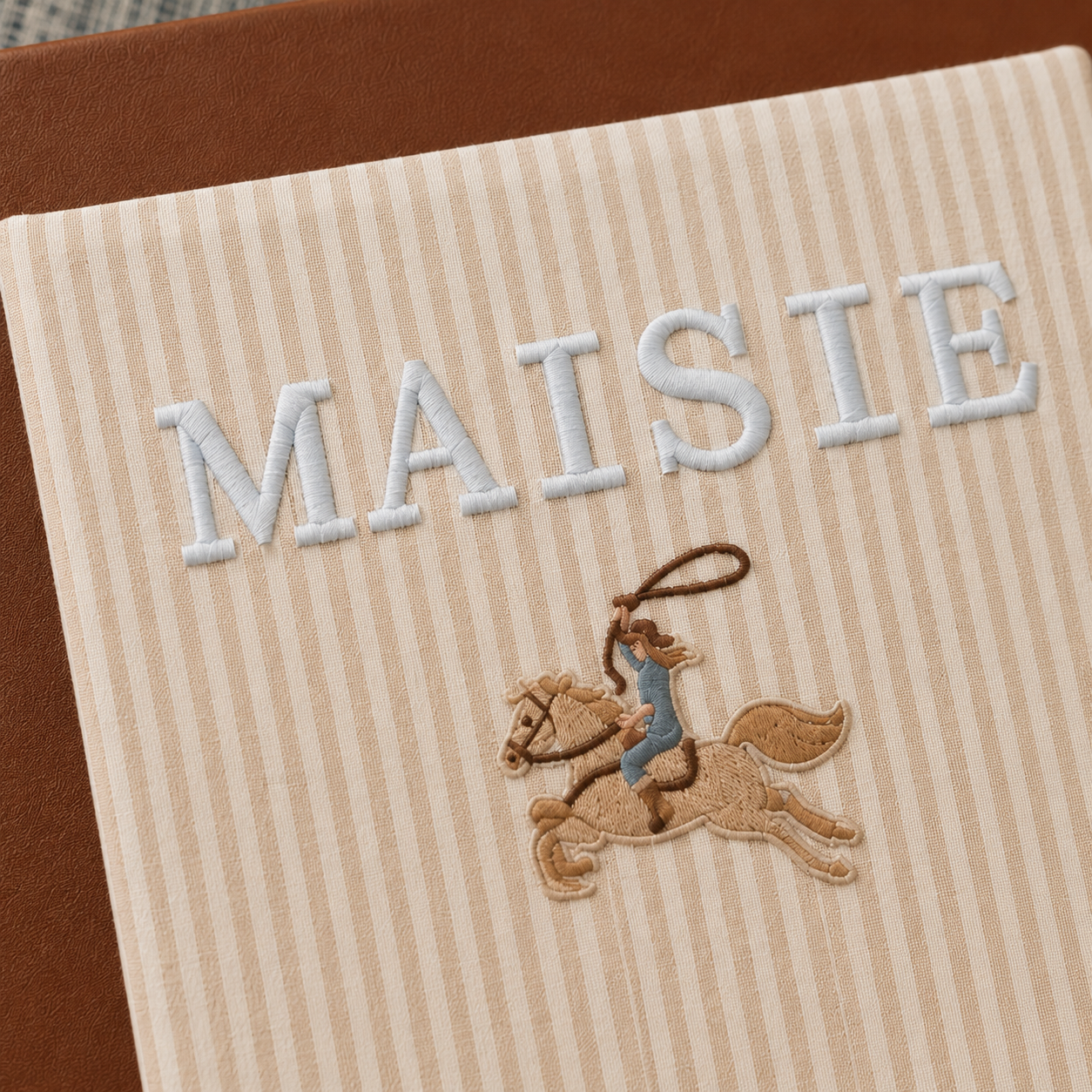 Personalized Western Baby Girl Scrapbook Album | 12x12 Memory Book